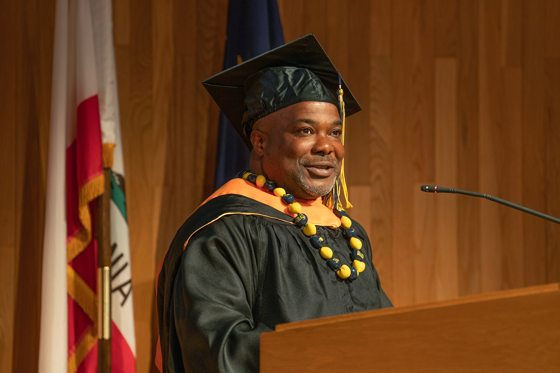 Student speaker Mathews Tisatayane (Photo by Amy Sullivan)