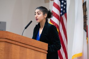 Keynote speaker Prof. Aarti Sethi (Photo by Amy Sullivan)