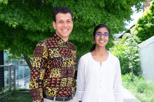 Thomas Kouyate and Samyukta Shrivatsa (Photo by Amy Sullivan)