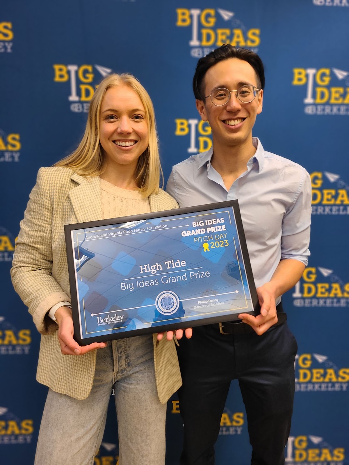 Kira Erickson and Ivan Jayapurna were awarded the Rudd Family Foundation Big Ideas Grand Prize of $10,000.