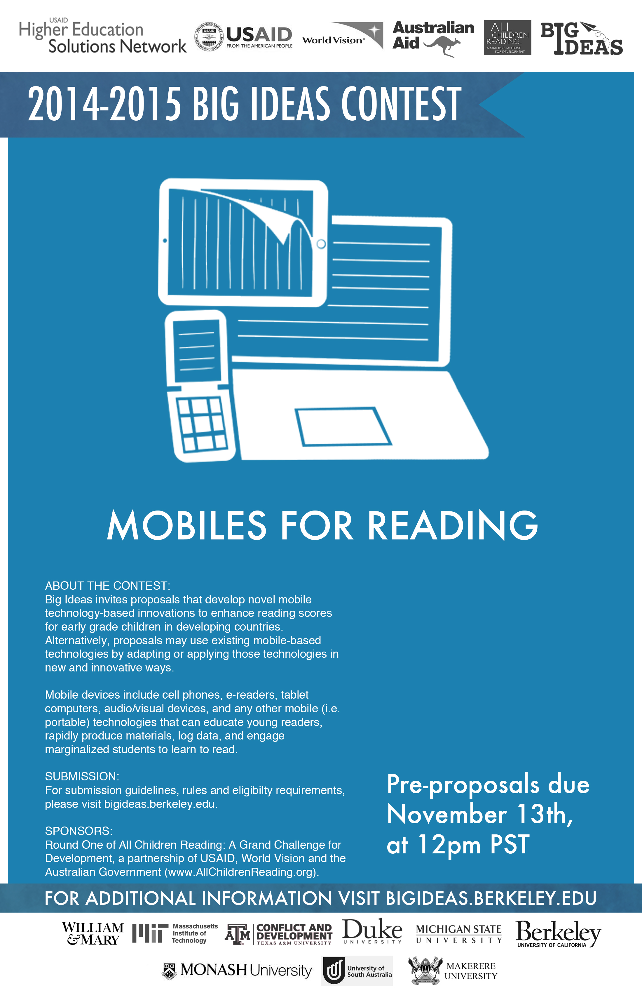 A Contest to Catalyze Literacy Via Mobiles Worldwide