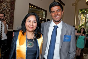 Shrey Goel with Prof. Ananya Roy