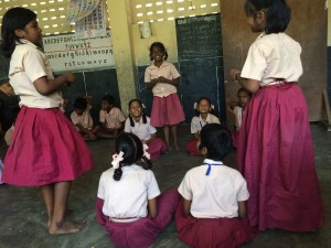 Students from a public elementary school in Chennai. © Hygiene Heroes, 2015