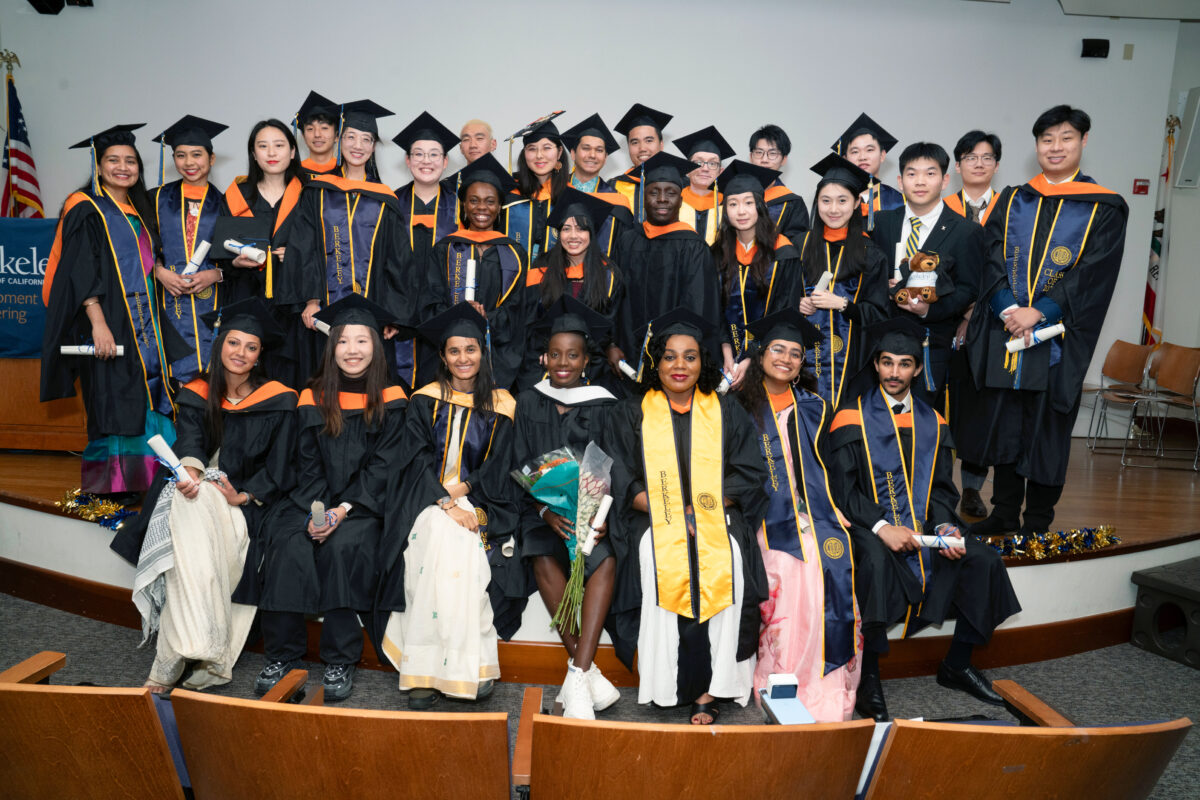 Master of Development Engineering Graduates 2024 Cohort